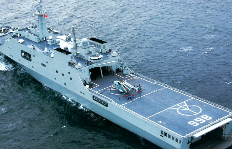 海军四川舰开展首次航行试验！四川舰：新一代两栖攻击舰