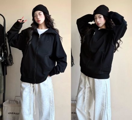 卫衣配运动裤活力四射（卫衣的冬日运动风穿搭2025）