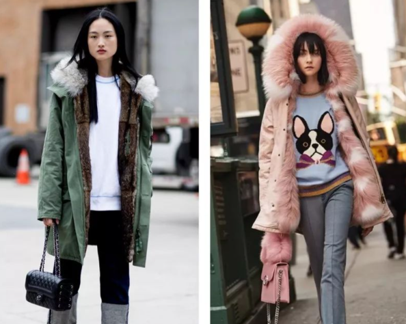 派克大衣配牛仔裤率性利落（派克大衣的冬日户外风穿搭2025）