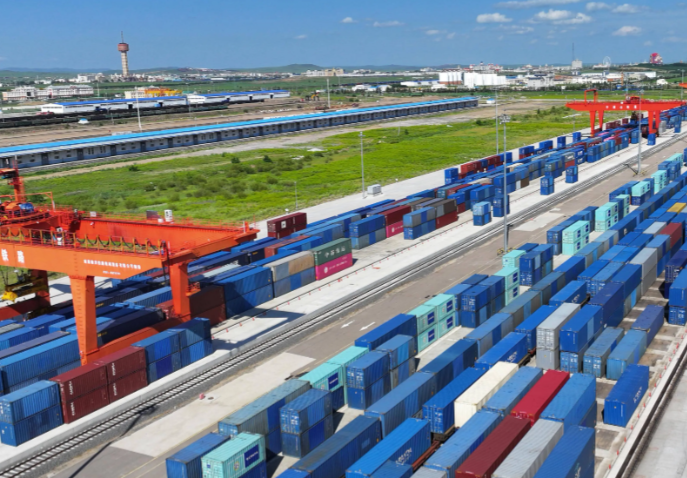 中欧班列“东通道”传来好消息！中欧班列“东通道”今年通行量突破5000列