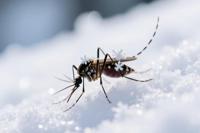 北京雪地上有蚊子在爬?是气候反常还是生物奇迹? 北京雪地上有蚊子在爬?是气候反常还是生物奇迹?