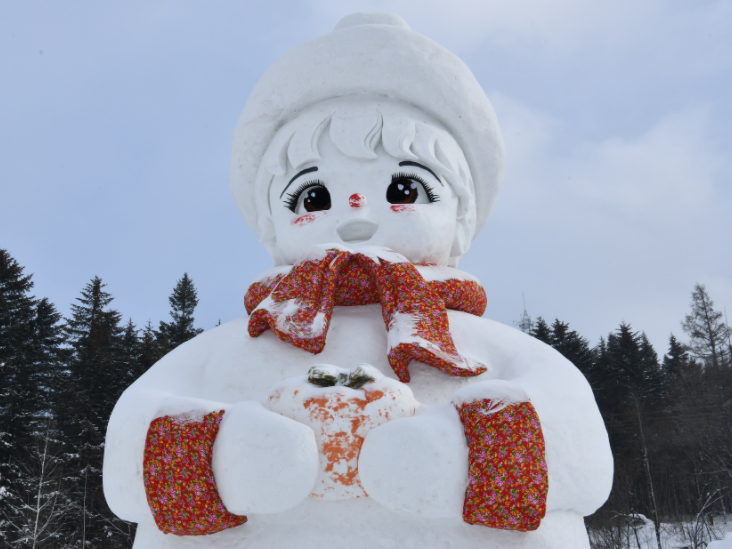 哈尔滨大雪人原来是挖出来的,挖出来的哈尔滨大雪人长啥样? 哈尔滨大雪人原来是挖出来的,挖出来的哈尔滨大雪人长啥样?