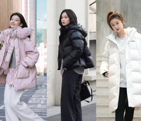 羽绒服叠穿毛衣保暖又时尚（羽绒服的冬日叠穿搭配2025）