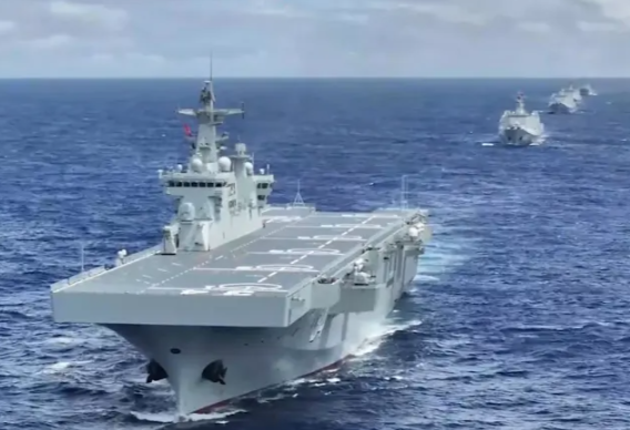 南海海域湖北舰实战化训练 湖北舰正快速提升编队体系作战能力