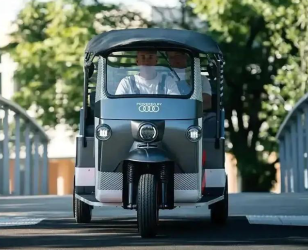 奥迪在印度发布纯电三轮车！奥迪豪华品牌首款电动三轮上市仅1.2万