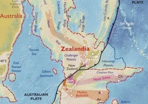 科学家确认“第八大陆”泽兰蒂亚存在 泽兰蒂亚大陆面积约有490万平方公里