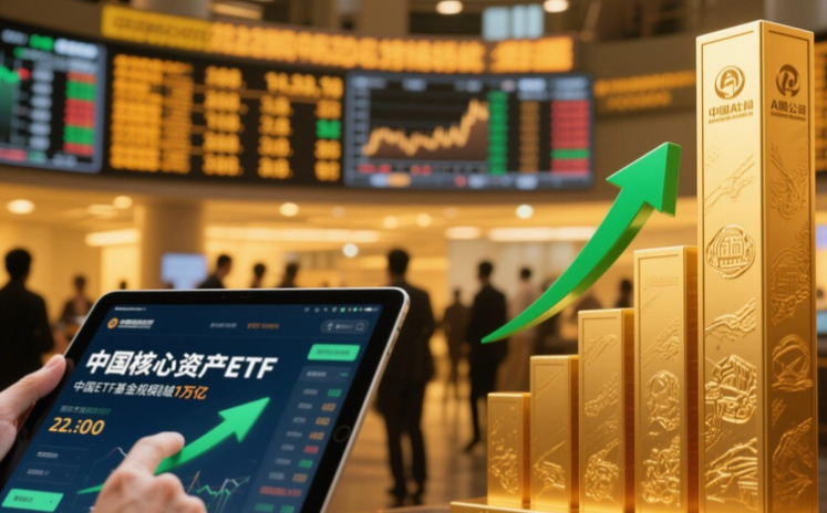 中国ETF规模达到5.97万亿再创新高 中国ETF规模即将迎来6万亿时刻