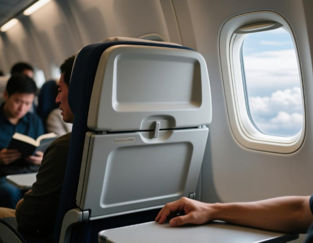 飞机直角椅背被吐槽坐得浑身疼，长途飞行后必做拉伸动作!