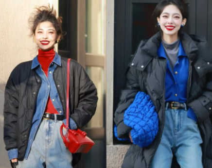 两面穿羽绒服搭配牛仔一衣多穿（双面设计羽绒服单日造型变换术2026）