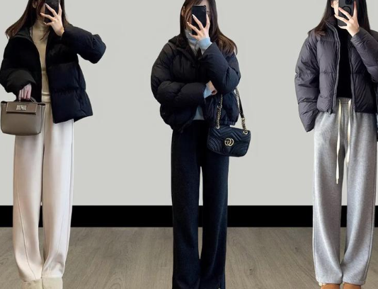短款羽绒服搭配高腰裤优化比例(短款羽绒服塑造上短下长身材秘籍2025) 短款羽绒服搭配高腰裤优化比例(短款羽绒服塑造上短下长身材秘籍2025)
