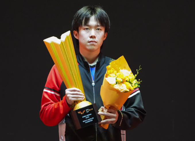 12日凌晨WTT冠军赛大结局,林昀儒4-0横扫张禹珍夺WTT男单冠军 12日凌晨WTT冠军赛大结局,林昀儒4-0横扫张禹珍夺WTT男单冠军