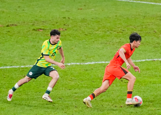 U23亚洲杯男足胜澳大利亚队，中国U23男足1-0击败澳大利亚队