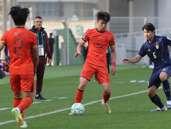U23国足首进亚洲杯淘汰赛，国足0-0平泰国这波操作太顶了!