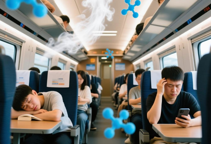 坐高铁易犯困是二氧化碳超标吗?高铁车厢二氧化碳浓度超标了吗?