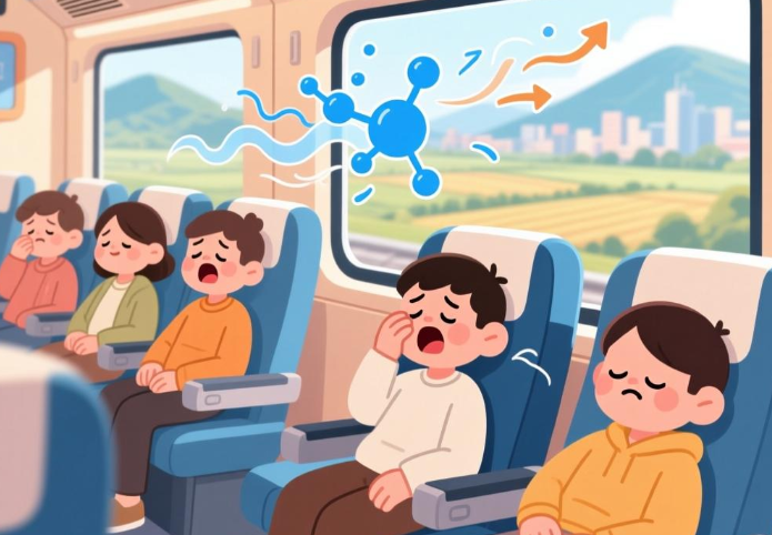 坐高铁易犯困是二氧化碳超标吗?高铁车厢二氧化碳浓度超标了吗?