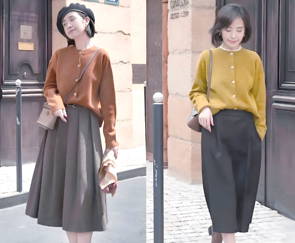 新春杨紫脚踝裙外罩大衣文青风格穿搭,脚踝裙配短靴简直是天生一对 新春杨紫脚踝裙外罩大衣文青风格穿搭,脚踝裙配短靴简直是天生一对
