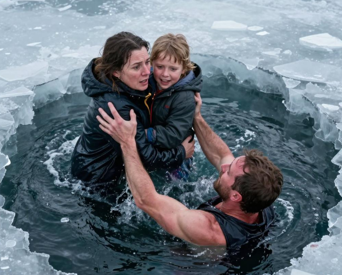 冬季不慎掉入冰窟窿后如何自救?一家三口掉冰窟窿记住这个能救命