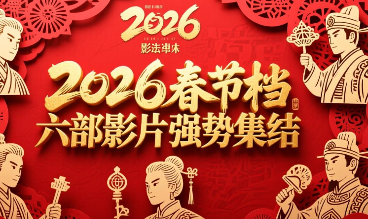 2026春节档六部影片强势集结!2026春节档电影将会非常疯狂!