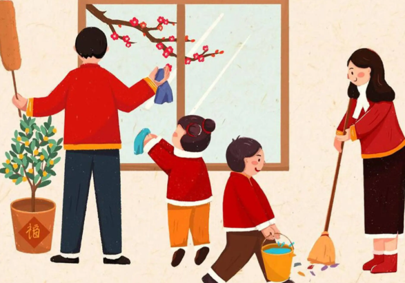 今天是南方小年 “二十四 扫房子”今天是“扫尘日”