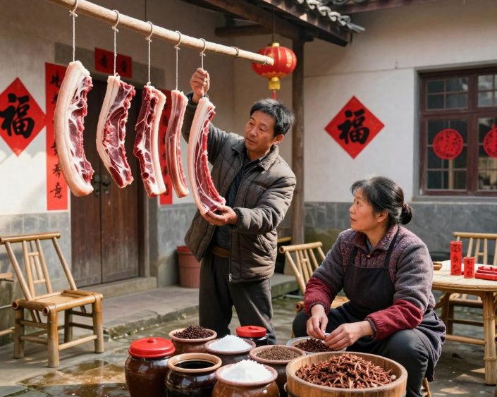 腊月二十六年前割年肉,欢欢喜喜割年肉 腊月二十六年前割年肉,欢欢喜喜割年肉