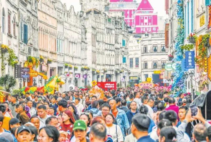 春节假期海口实现社会消费品零售总额34.9亿元！春节假期海口社会消费品零售总额同比增长2.6%