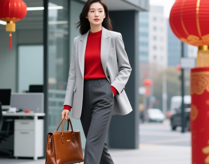 元宵节上班怎么穿鸿运当头?2026元宵节穿这3套更有气场!