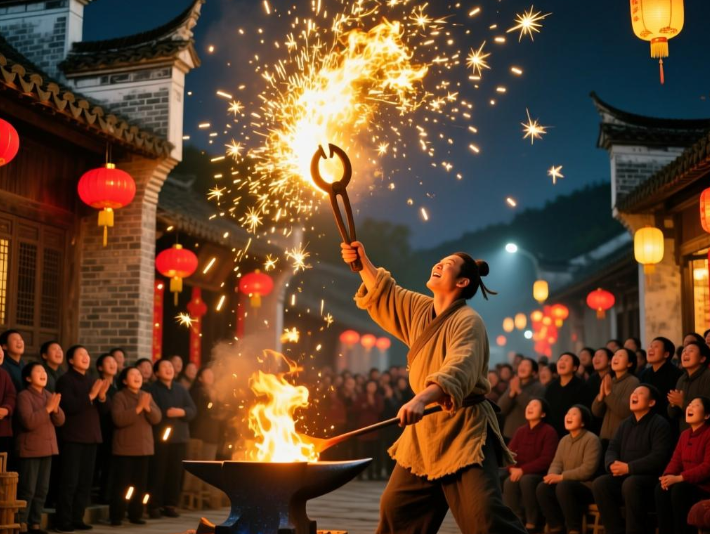 看打铁花表演如何避免一氧化碳中毒?2026观赏打铁花的安全步骤