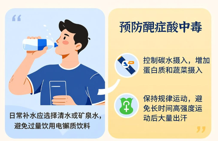 电解质饮料当水喝容易酮症酸中毒吗?2招教你预防酮症酸中毒