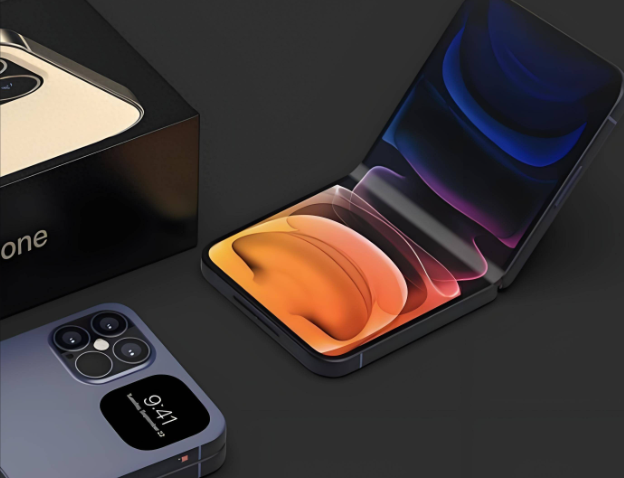 iPhoneFold最新渲染图曝光，2026苹果首款折叠机要来了？