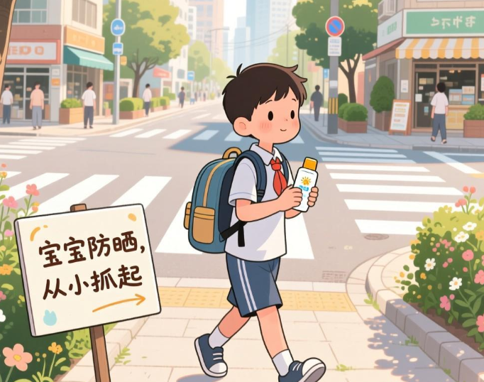 原来从小就要开始防晒了，2026早春如何做好孩子防晒？