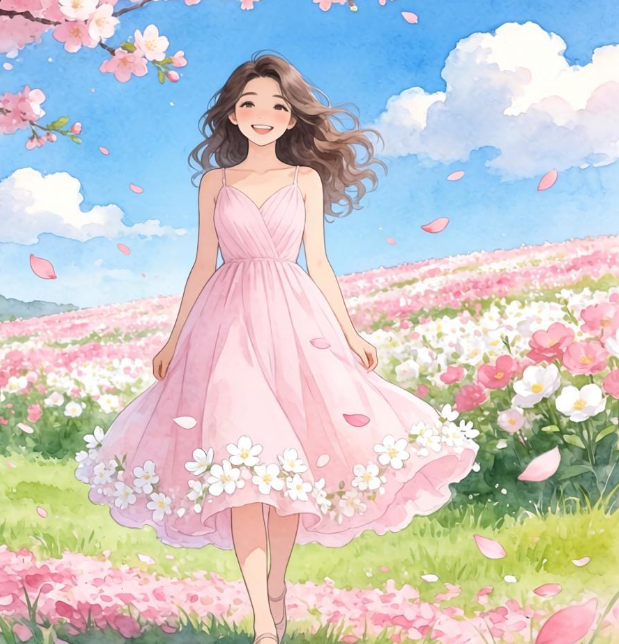 丝绒花苞裙配POLP衫 2026花苞裙怎么穿出甜辣风?