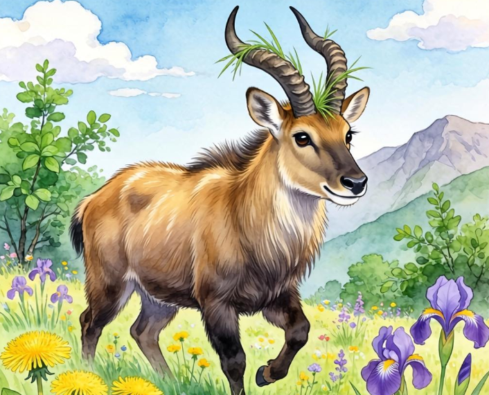 游客夜爬华山偶遇四不像，四不像是中华鬣羚吗?