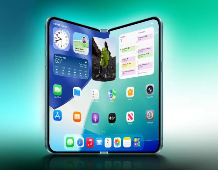 苹果首款折叠定名iPhoneFold，iPhone Fold最新CAD图出炉