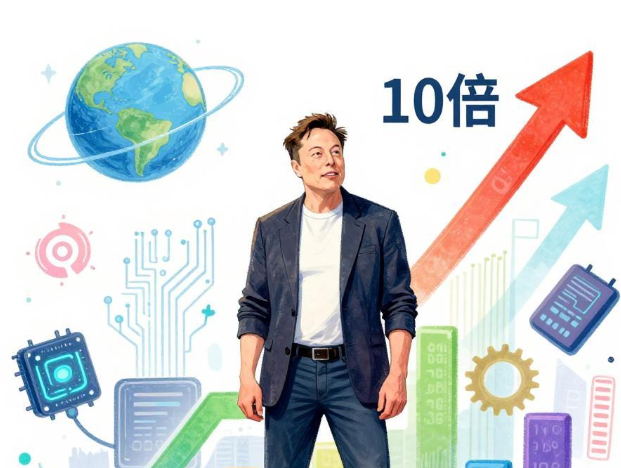 马斯克预测10年GDP增10倍，钱可能会越来越不重要