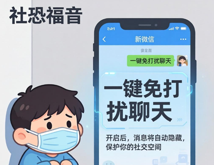 微信新功能被称为社恐福音，微信新功能为什么适合社恐人士?