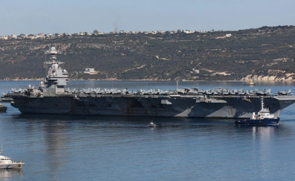 福特号航母火灾被曝持续超30小时 福特号航母执行海上任务已进入第10个月