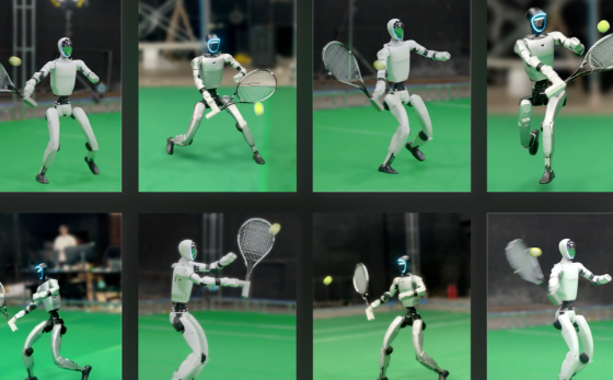 北京团队研发全球首个全自主网球人形机器人 具备长程动态打网球的能力