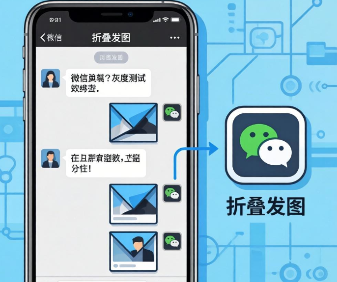 微信灰度测试折叠发图新功能，微信可以不用一次发9张图了吗?