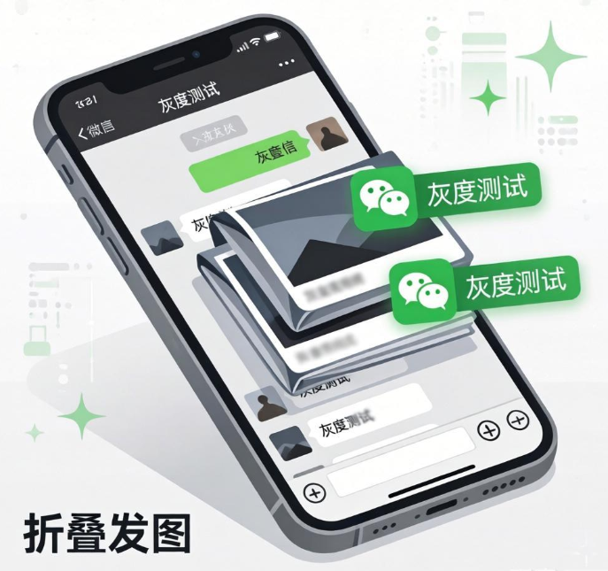 微信灰度测试折叠发图新功能，微信可以不用一次发9张图了吗?