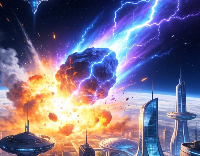 美上空划过7吨重流星解体发出巨响，7吨重的陨石砸向美俄亥俄州