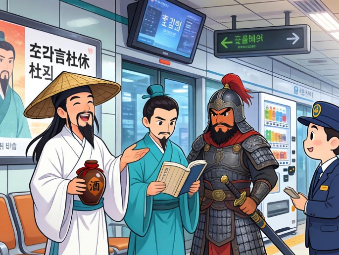 李白杜牧辛弃疾火到韩国地铁站，为何韩国选这三首中国诗词?