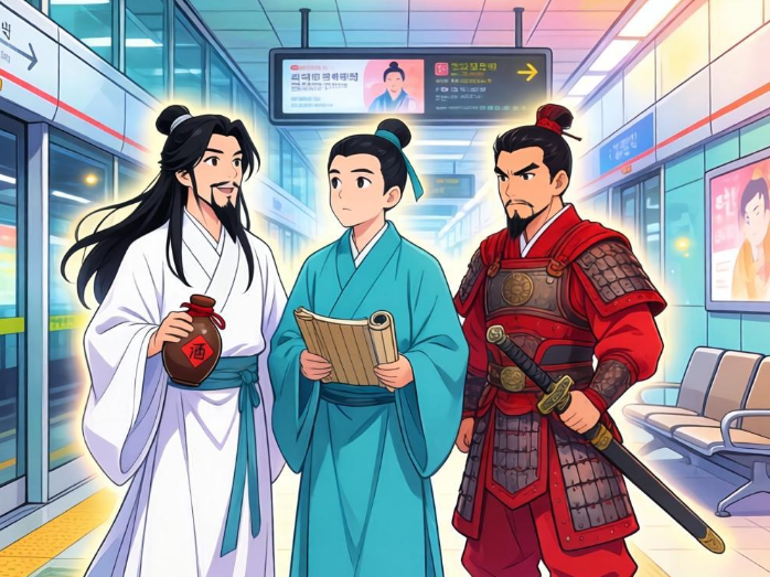 李白杜牧辛弃疾火到韩国地铁站，为何韩国选这三首中国诗词?