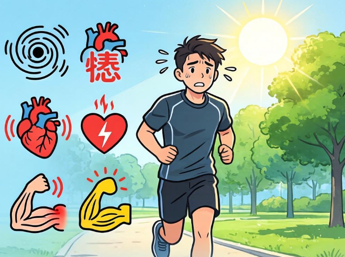 运动后出现这种症状别轻视，长时间运动务必定时休息