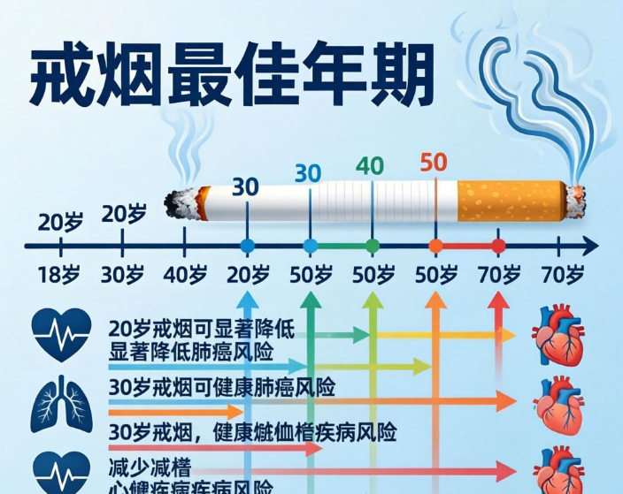原来戒烟真的有最佳年龄,不同年龄戒烟会面对哪些挑战? 原来戒烟真的有最佳年龄,不同年龄戒烟会面对哪些挑战?