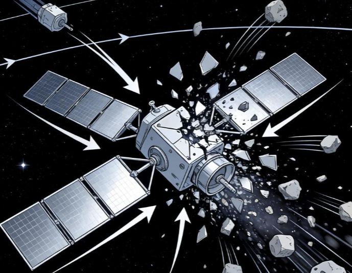 星链卫星3个月两次解体!星链卫星解体会产生太空垃圾吗?