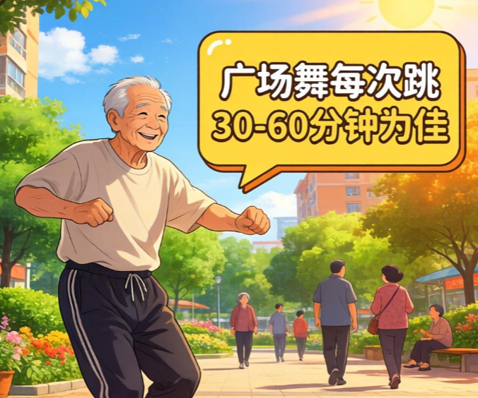 肝癌老人跳广场舞过猛致肿瘤破裂，广场舞每次跳30-60分钟为佳