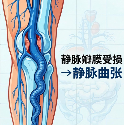 小腿爬满了“小蚯蚓”是静脉曲张吗？2026谁在“推动”静脉曲张的发生？