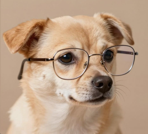 狗狗高度近视主人花800元给配眼镜 2026这5种狗天生自带“近视眼”