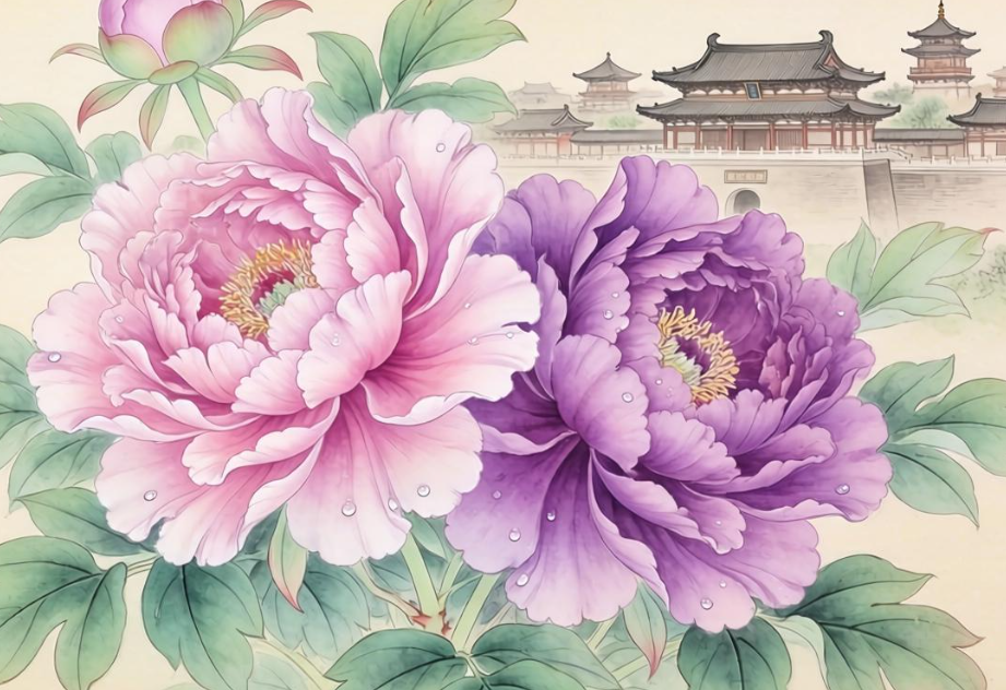 洛阳现“并蒂牡丹”概率千万分之一?2026魏紫开出奇迹之花 洛阳现“并蒂牡丹”概率千万分之一?2026魏紫开出奇迹之花