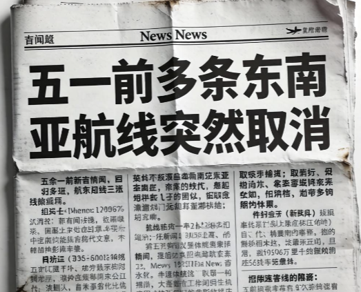 五一前多条东南亚航线突然取消，油价暴涨飞一趟亏一趟